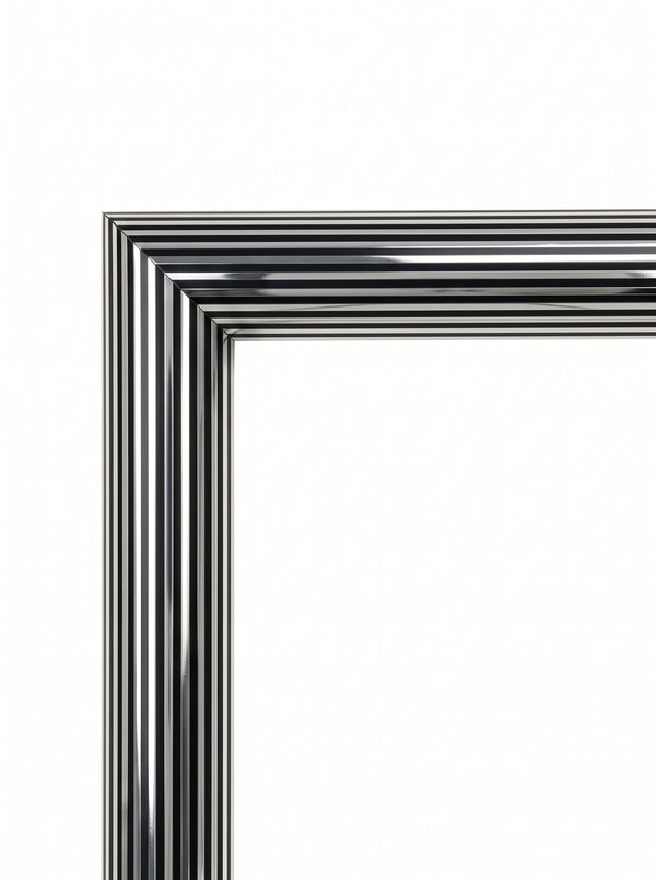 Bilderamme Balsamin - Silver stripes - P1009
