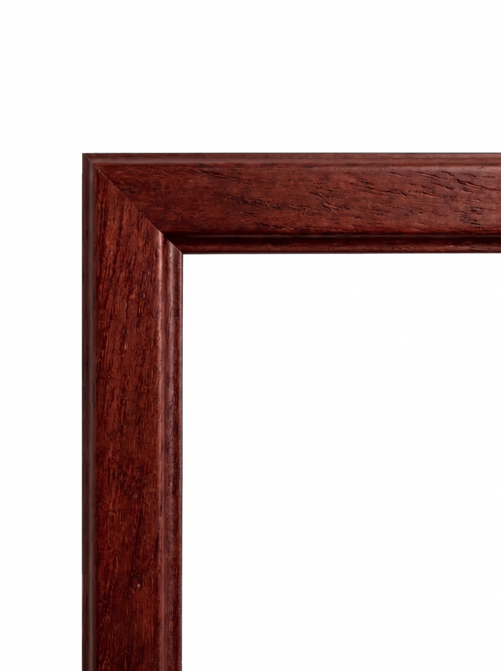 Bilderamme Brunelle i mahogni (Mahogany, T1011) – 13 mm flat galleriramme i tre etter mål