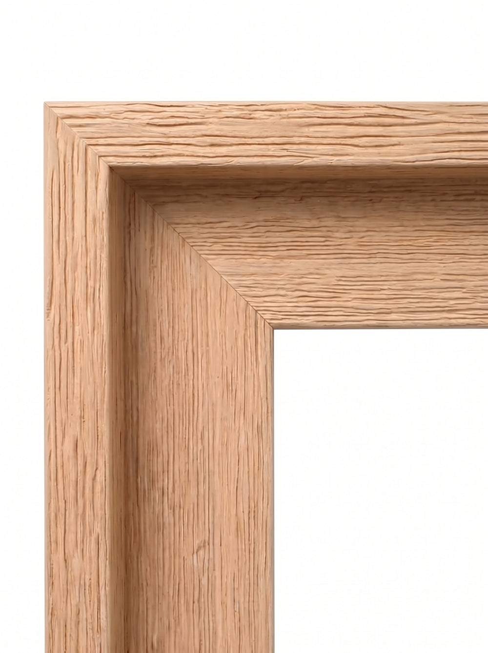 Bilderamme Fuksia i eik (Oak, T1206) – 10 mm svevende ramme for lerret etter mål