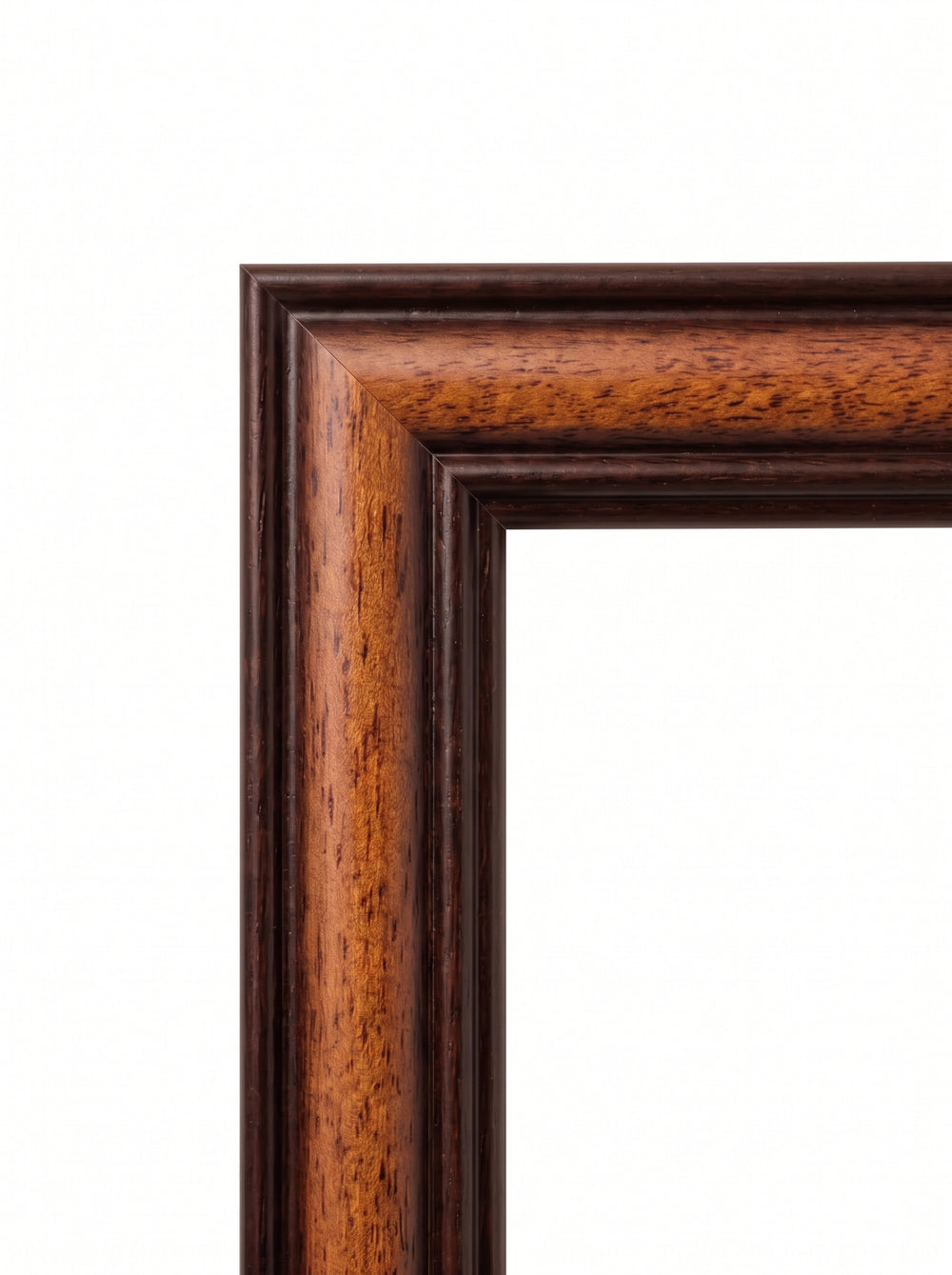 Bilderamme Iris i brun (Brown, T1107) – 25 mm klassisk profilert treramme etter mål