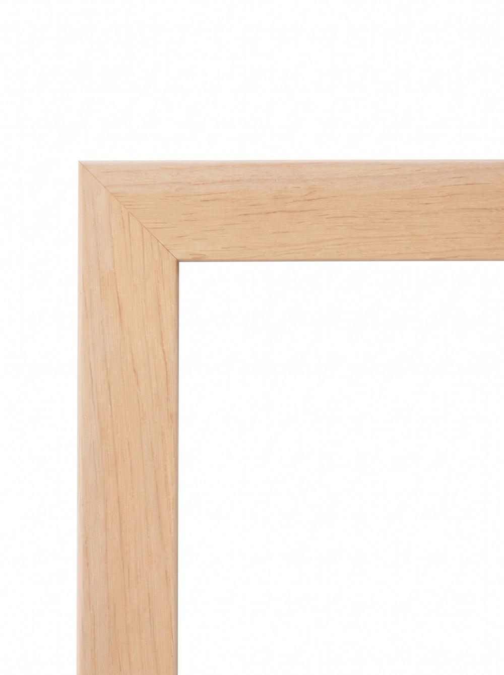 Bilderamme Krokus i natur (Natural wood, T1065) – 18 mm dyp, flat treramme etter mål