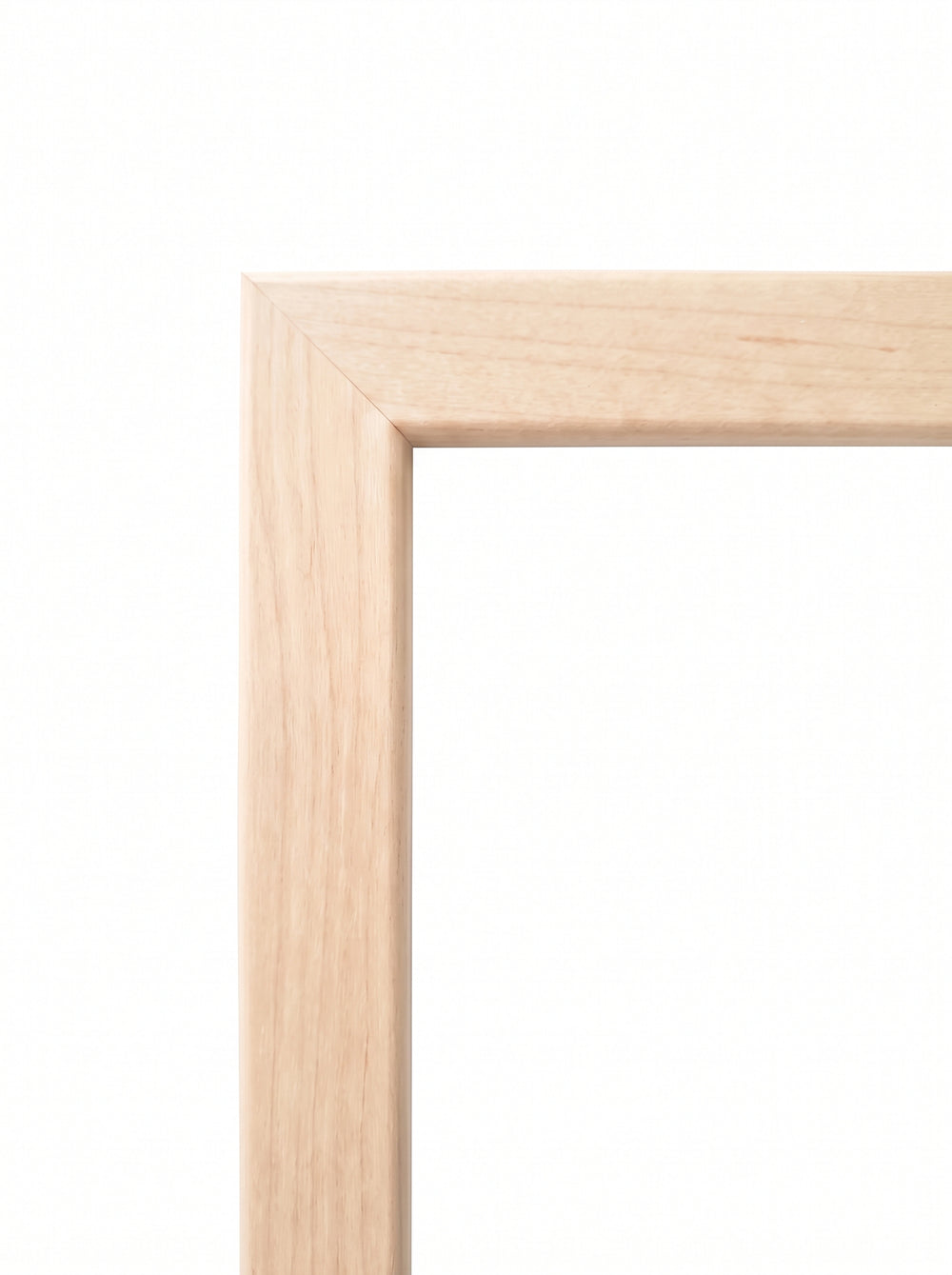 Bilderamme Orkide i natur (Natural wood, T1122) – 15 mm slank, flat treramme etter mål