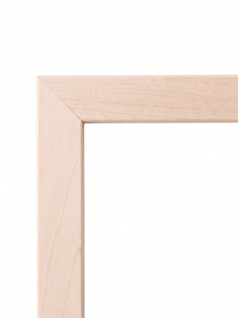 Bilderamme Syren i natur (Natural wood, T1031) – 20 mm flat, moderne treramme etter mål